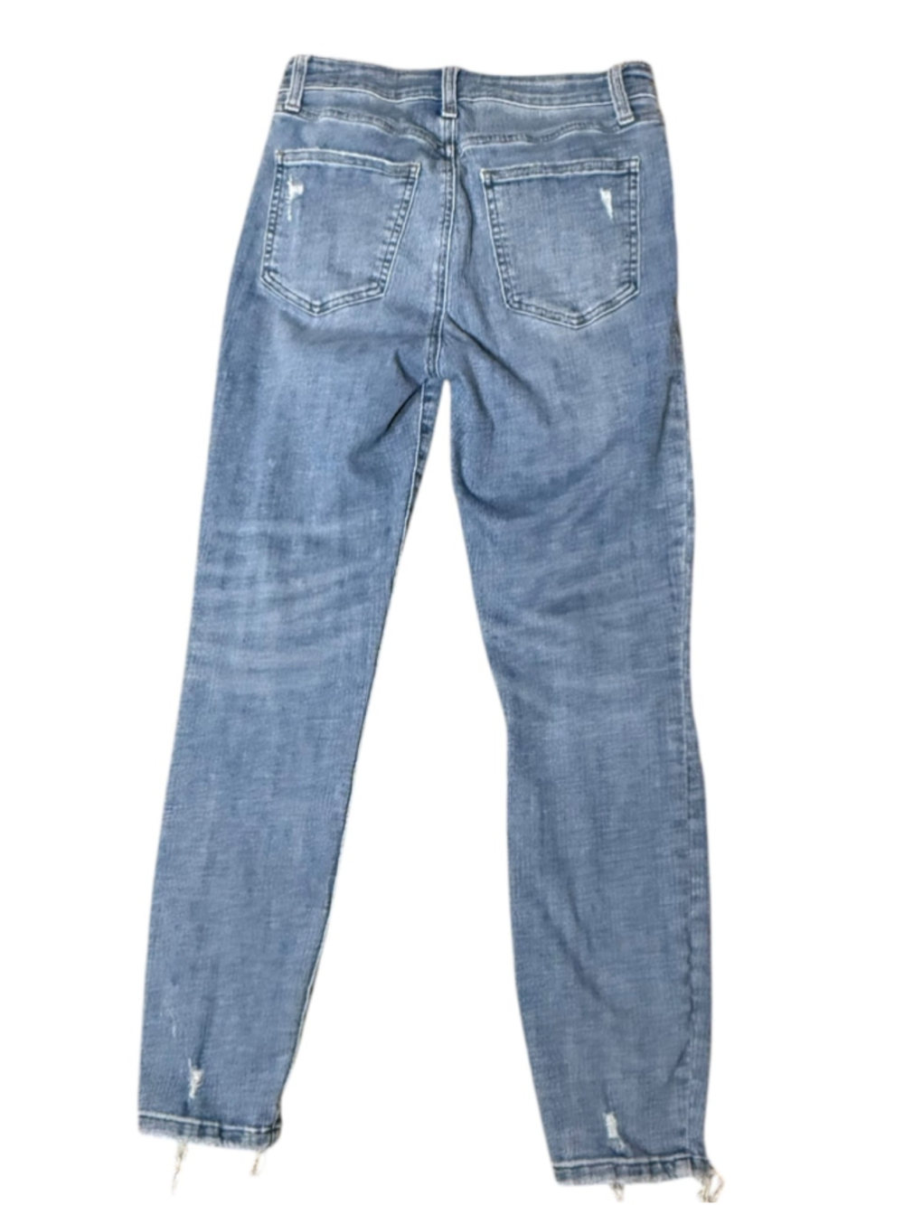 Women's Cosmic Blue Love Skinny Jeans Size 27 Blue Distressed
